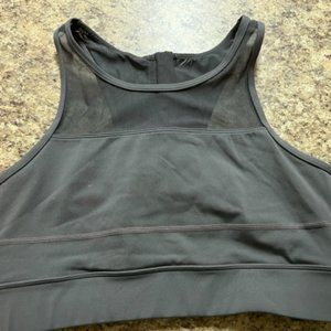 Zyia All Star Sports Bra Gray Mesh